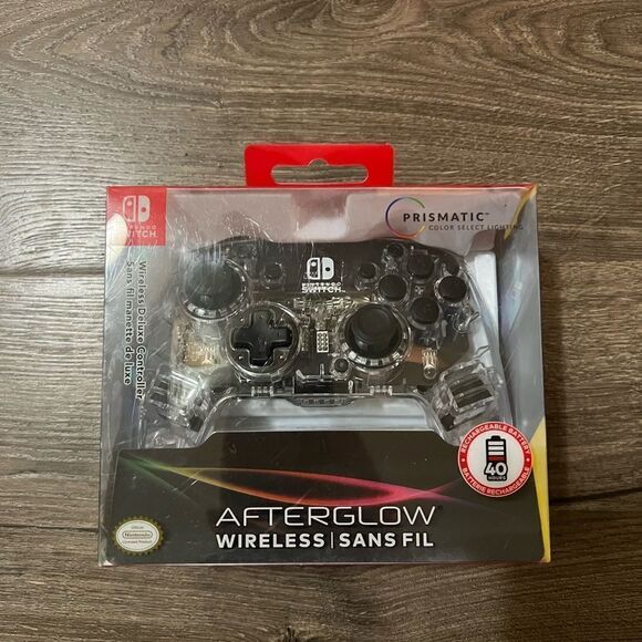 PDP Nintendo Switch Afterglow Wireless Deluxe Controller - Picture 1 of 3